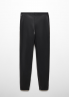 MANGO Legginsy ze sztucznej skóry z rozcięciami