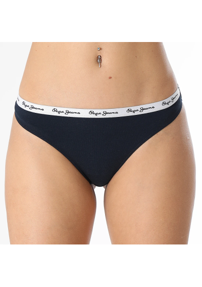 Pepe Jeans Femme Classic PLU10956 Bleu Marine Blanc Bleu Clair 3 pack bikini