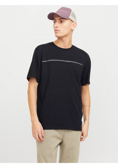 Jack &amp; Jones - T-shirt z nadrukiem czarny