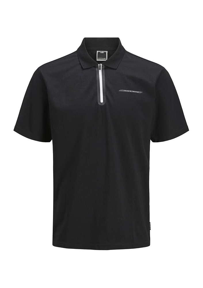 JACK & JONES Męska koszulka polo z nadrukiem