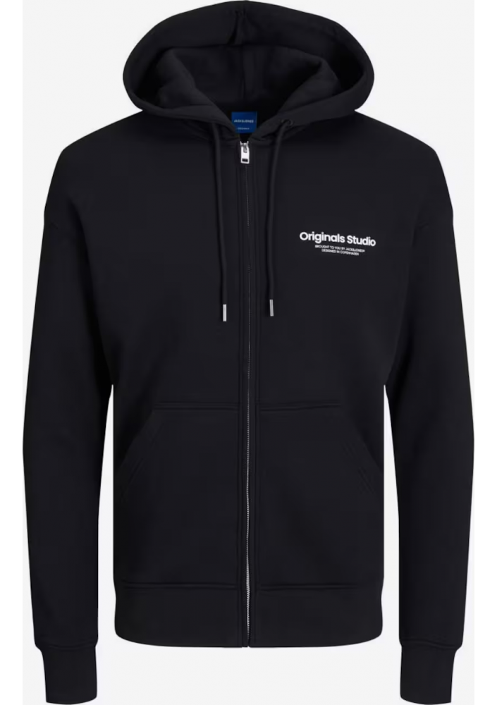 JACK & JONES Bluza rozpinana 'JJVesterbro' w kolorze Czarny