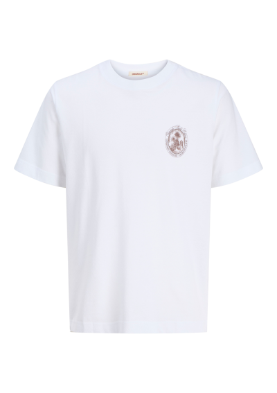 JACK &amp; JONES Luźny krój T-shirt z okrągłym dekoltem