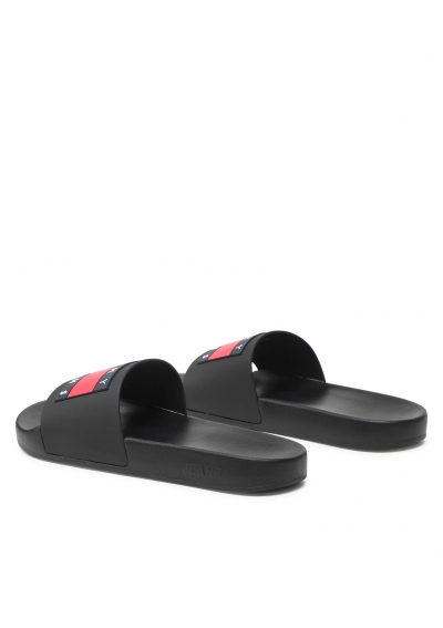 Tommy Jeans Klapki Pool Slide Ess EM0EM01191 Czarny
