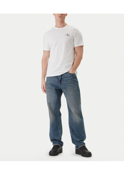 Calvin Klein Jeans T-Shirt LV04RF278G Biały Regular Fit
