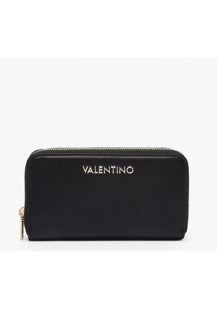 VALENTINO Clio Re Portfel zapinany na suwak Nero VPS9OG47