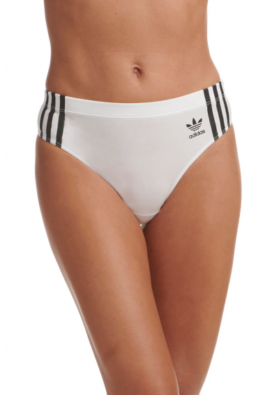 ADICOLOR COMFORT FLEX COTTON WIDE SIDE THONG 2 PAIRS