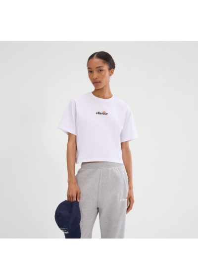 ellesse Silinto 2 skrócona koszulka w kolorze białym
