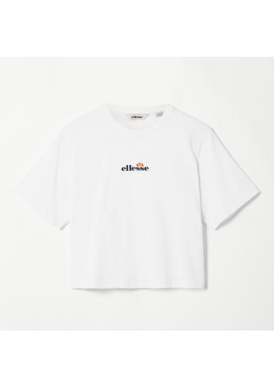 ellesse Silinto 2 skrócona koszulka w kolorze białym