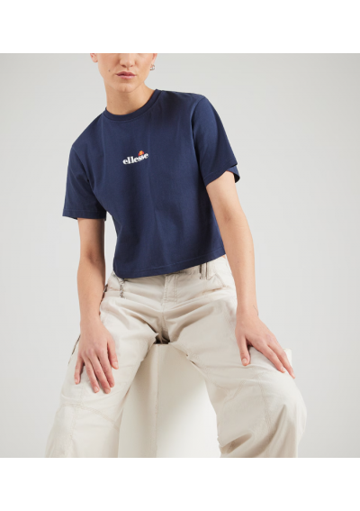 ellesse Silinto 2 skrócona koszulka w kolorze granatowym