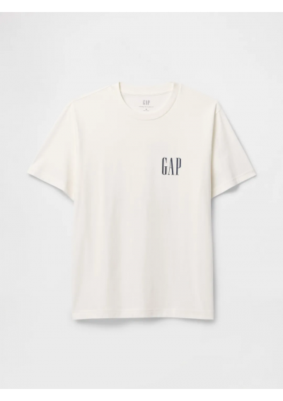 GAP T-shirt z Logo Heavyweight