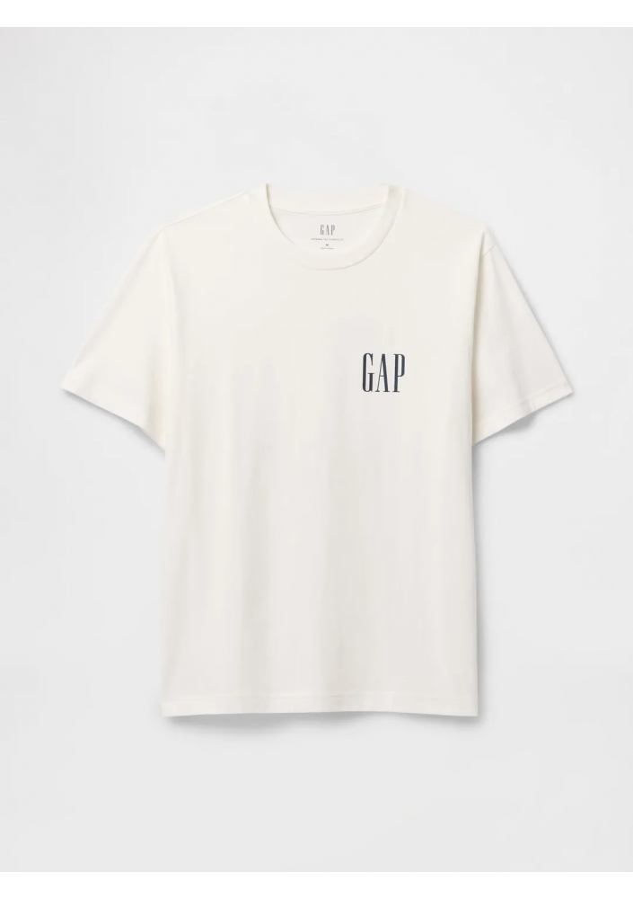 GAP T-shirt z Logo Heavyweight