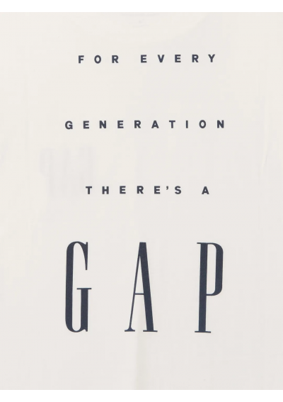 GAP T-shirt z Logo Heavyweight