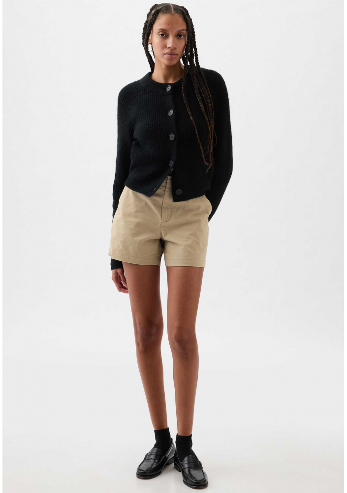 GAP Szorty Downtown Khaki o średnim stanie