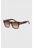 Saint Laurent okulary przeciwsłoneczne kolor brązowy