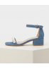 STUART WEITZMAN Nudist June Pearls Seashell sandały