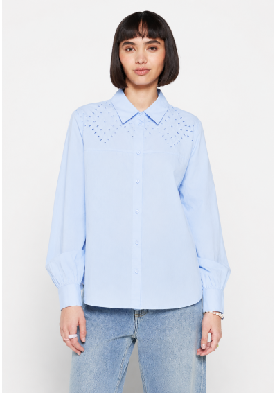 Bluzka damska JDY – cashmere blue – 100% bawełna