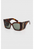 Okulary przeciwsłoneczne Saint Laurent SL M119 BLAZE – damskie, Havana