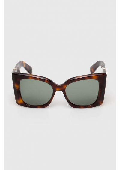 Okulary przeciwsłoneczne Saint Laurent SL M119 BLAZE – damskie, Havana