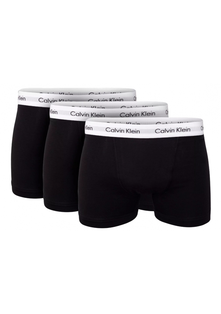 Calvin Klein Bokserki męskie z niskim stanem, czarne, 3 sztuki