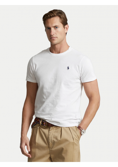 Polo Ralph Lauren T-Shirt 710680785 Biały Custom Slim Fit