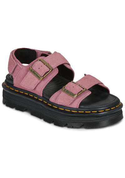 Dr.Martens ZebZag Sandal Dusty Rose EH Suede Różowy