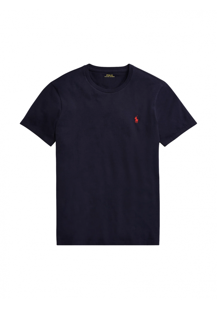 Polo Ralph Lauren T-Shirt Bsr 710680785 Granatowy Custom Slim Fit
