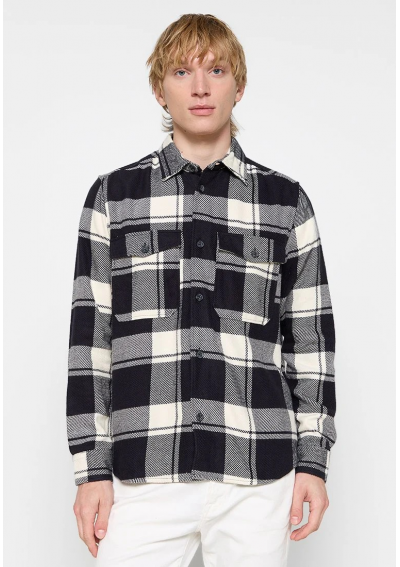 Only &amp; Sons Koszula męska w kratę – bawełna z wiskozą, flanelowy styl