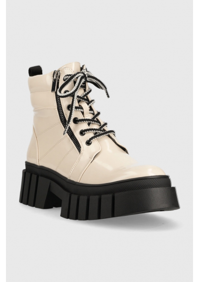Steve Madden workery Incredible damskie kolor beżowy na platformie