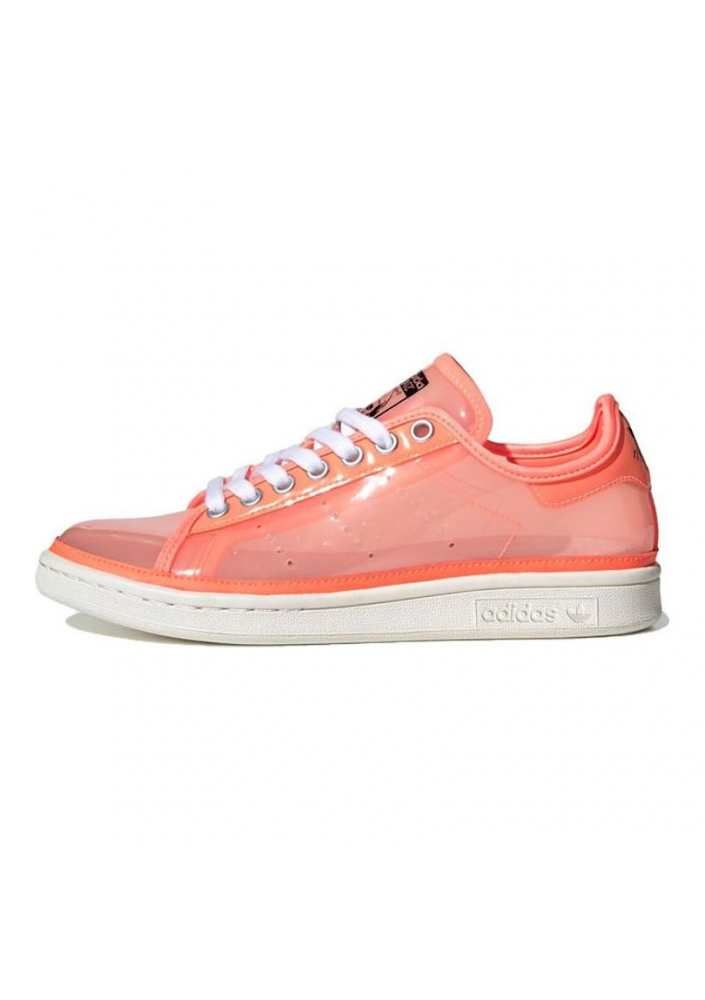 Adidas Stan Smith – lakierowane sneakersy w kolorze koralowym FW9930
