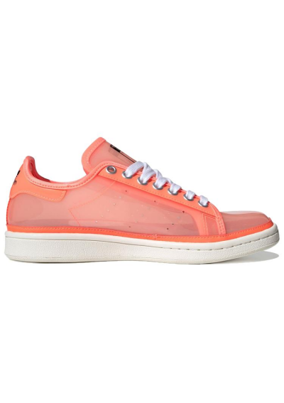 Adidas Stan Smith – lakierowane sneakersy w kolorze koralowym FW9930