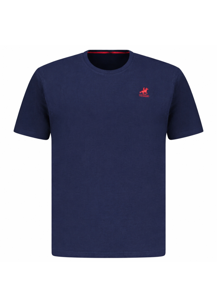U.S. Grand Polo T-shirt męski – granatowy z logo