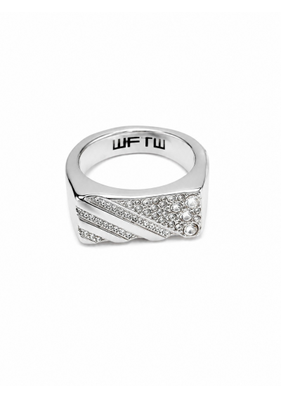 Wild for the Weekend Pierścionek – Flukko Line and Crystal Signet Ring