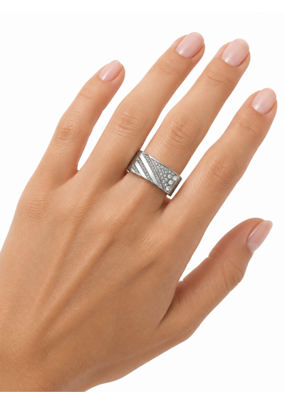 Wild for the Weekend Pierścionek – Flukko Line and Crystal Signet Ring