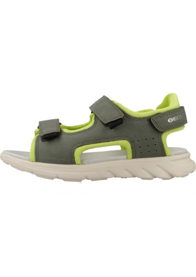 GEOX J SANDAL AIRADYUM BO Sandały Zielone