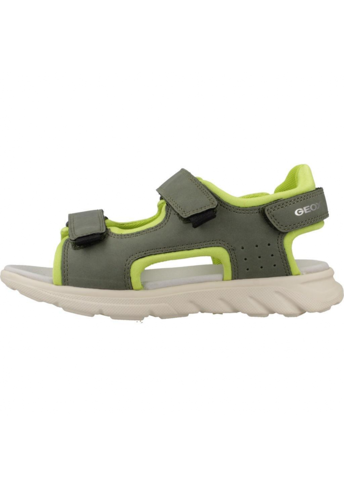 GEOX J SANDAL AIRADYUM BO Sandały Zielone