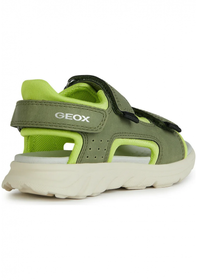 GEOX J SANDAL AIRADYUM BO Sandały Zielone