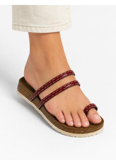 Birkenstock Papillio – sandały damskie burgundowe