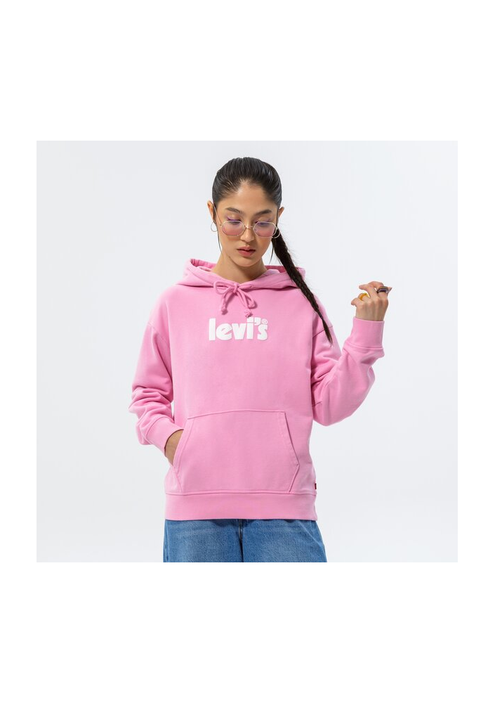 LEVI’S BLUZA Z KAPTUREM GRAPHIC STANDARD HOODIE 18487-0162 Różowy