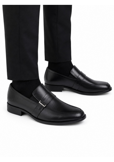 Skechers Eleganckie Półbuty / Loafersy – Czarna Klasyka