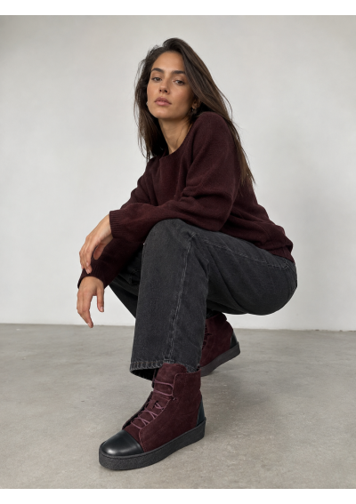 Ten Points Johanna bordo buty