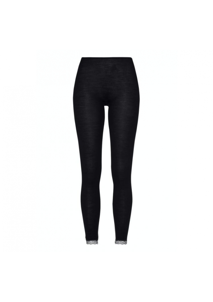 HANRO Woolen Lace Leggings – damskie legginsy z wełny merino i jedwabiu