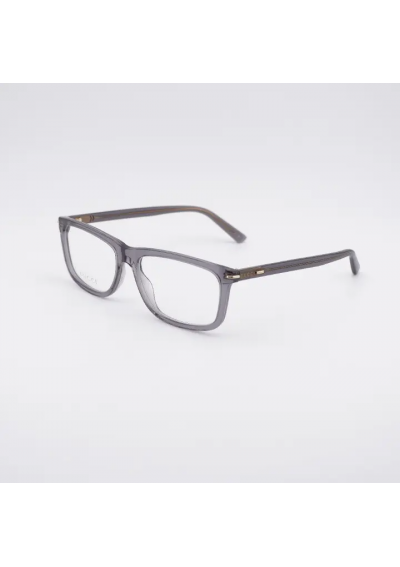 Gucci Okulary korekcyjne Gucci GG1447O 004, przezroczyste, szare, prostokątne