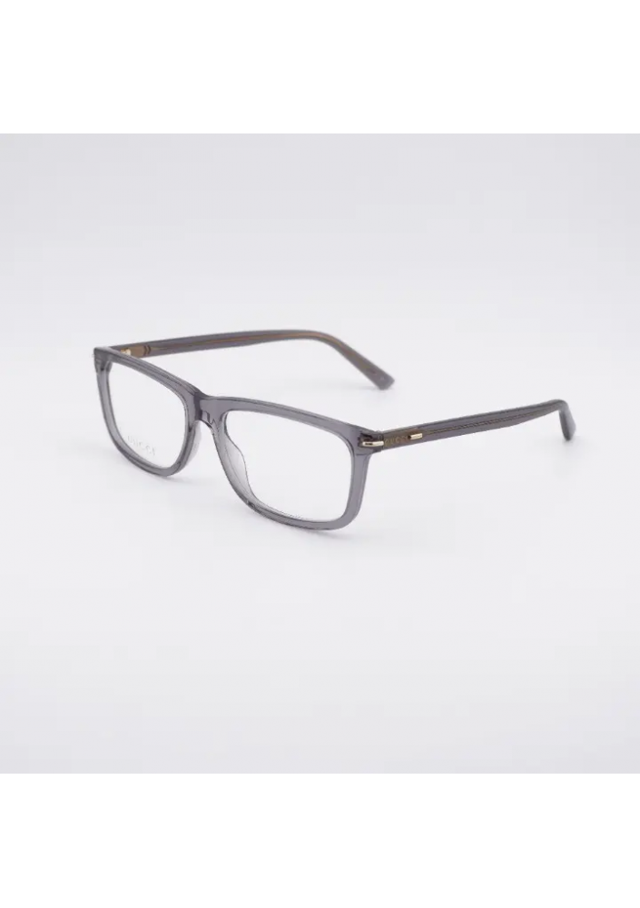 Gucci Okulary korekcyjne Gucci GG1447O 004, przezroczyste, szare, prostokątne