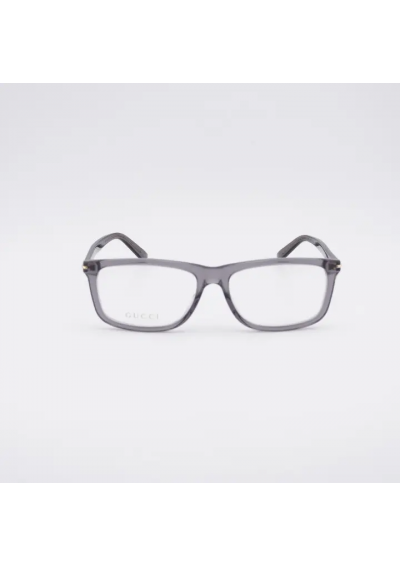 Gucci Okulary korekcyjne Gucci GG1447O 004, przezroczyste, szare, prostokątne