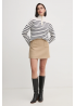 Tommy Hilfiger Sweter wełniany damski kolor beżowy WW0WW44981
