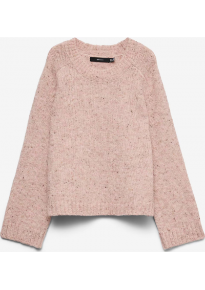 VERO MODA Sweter 'VMIngrid' w kolorze Nakrapiany Róż