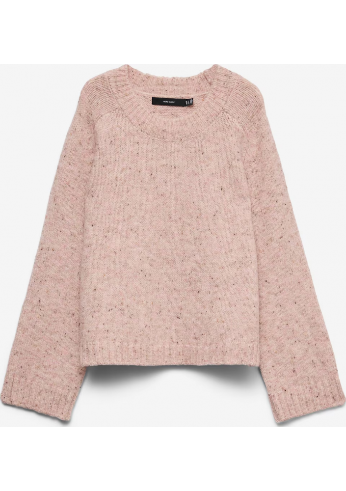 VERO MODA Sweter 'VMIngrid' w kolorze Nakrapiany Róż