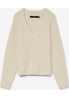 VERO MODA Sweter 'VMNOVAH' w kolorze Kremowy