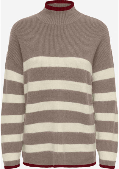 ONLY Sweter 'ONLKATIA' w kolorze Brązowy, Jasnobrązowy