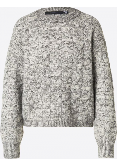 VERO MODA Sweter 'VMIDA' w kolorze Nakrapiany Szary